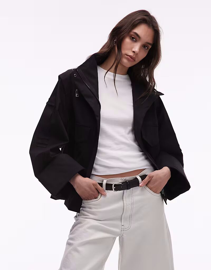 

Черная куртка Allsaints Leighton