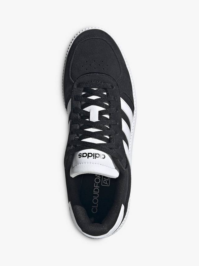 Кроссовки из замши в сеточку adidas, черный — фото 2