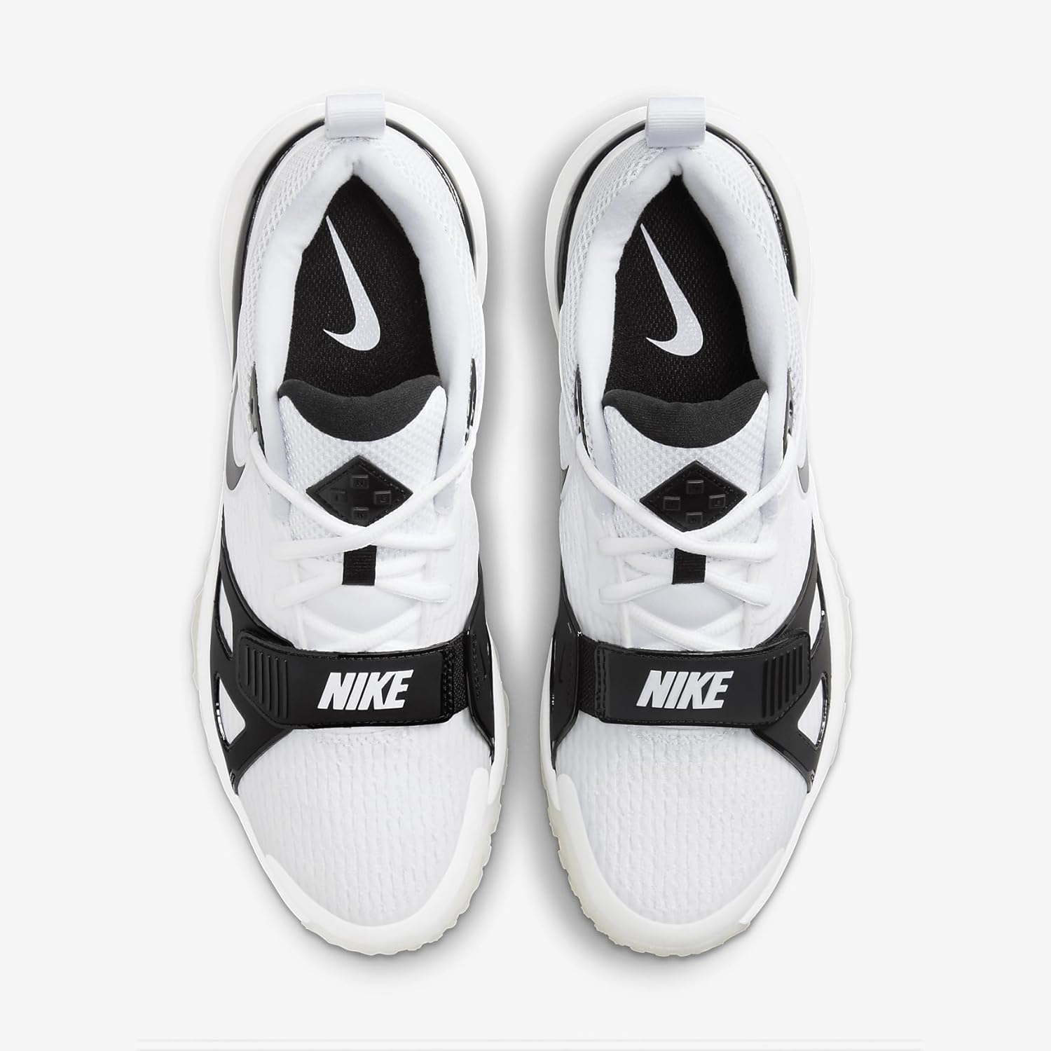 Мужские кроссовки Nike Air Zoom DiamOnd Elite Turf, белый/черный — фото 4