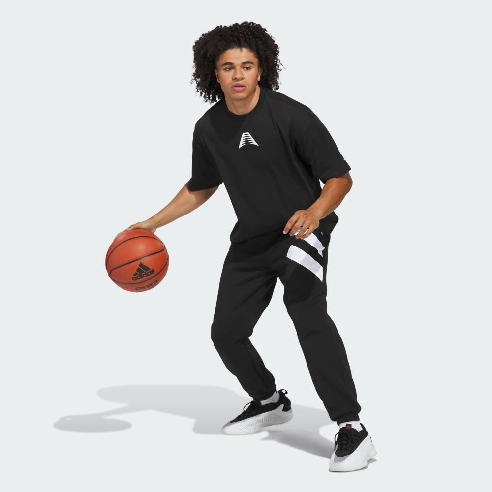 Футболка с коротким рукавом Anthony Edwards BELIEVE THAT Adidas, black — фото 3