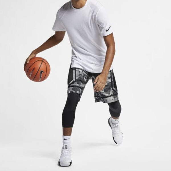 Спортивные шорты Nike Basketball Kyrie Dry Elite Shorts For Men Camo/Gray, серый — фото 2