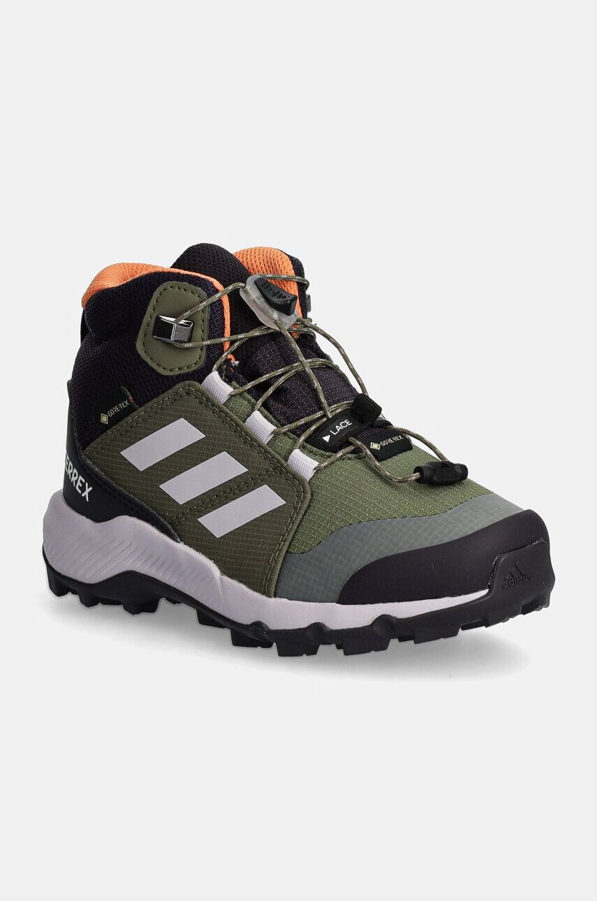 

Детская обувь adidas TERREX TERREX MID GTX, зеленый