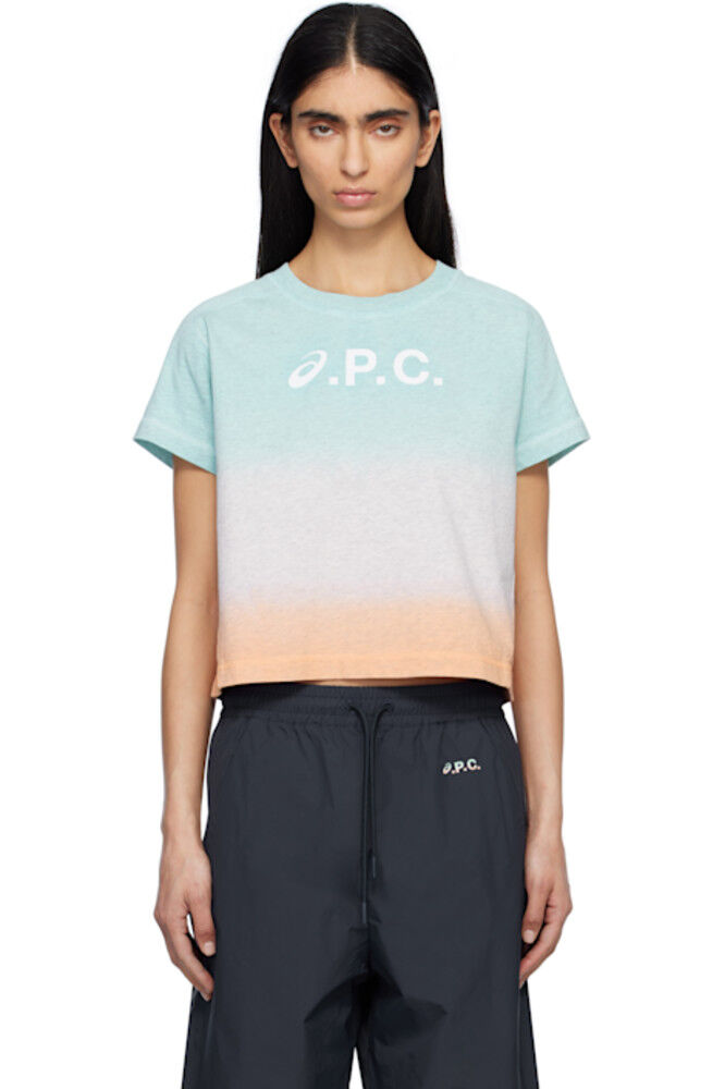 

Футболка ASICS Edition Cloud Dip Dye сине-розового цвета A.P.C.