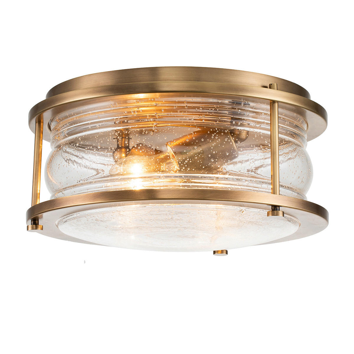 

Потолочный светильник для ванной комнаты Elstead Lighting, 30,5x15,4 см, цвет латуни