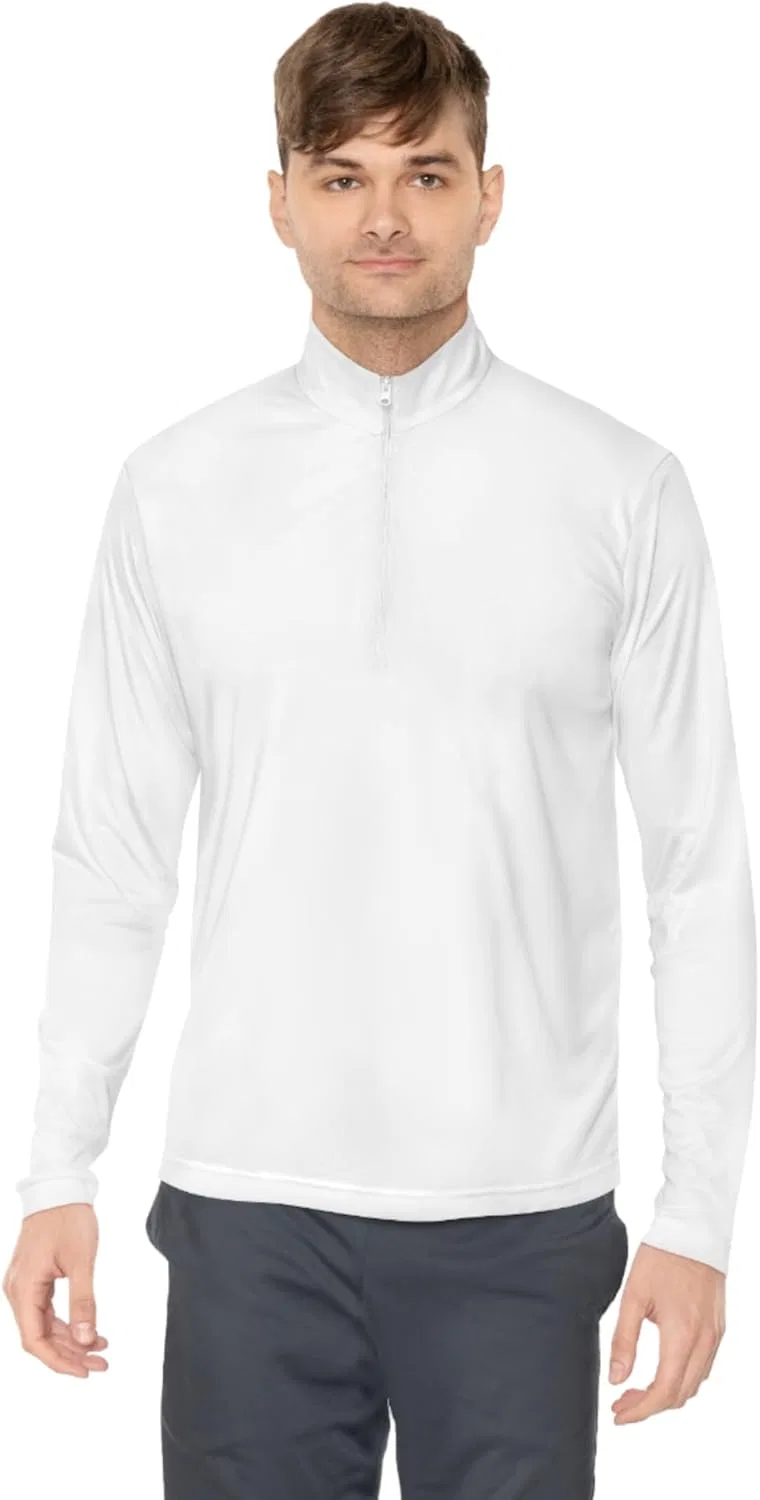 Толстовка с молнией, полиэстер, Motion Wear, белый — фото 4