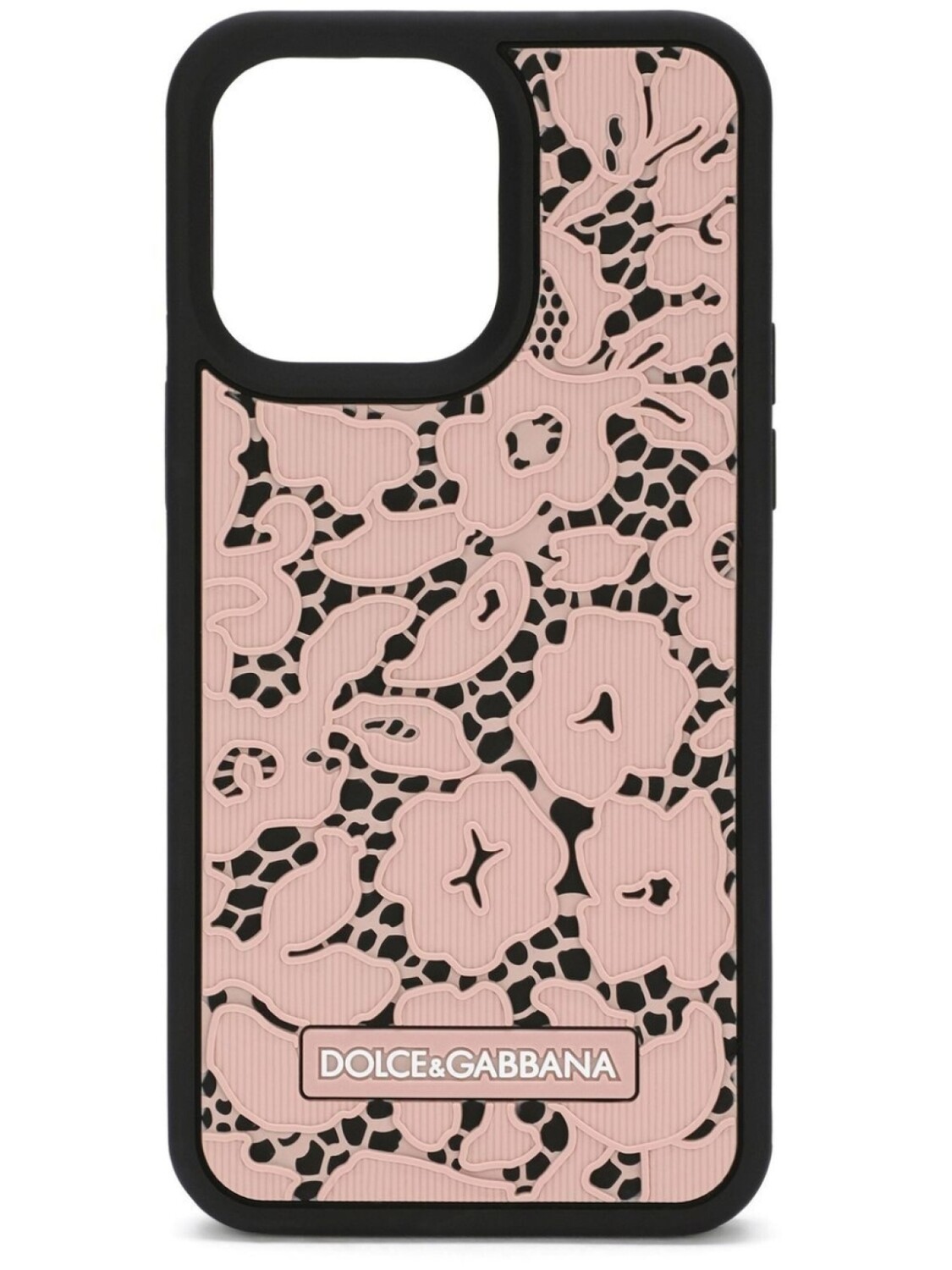 

Dolce & Gabbana floral-lace iPhone 14 Pro Max case, розовый