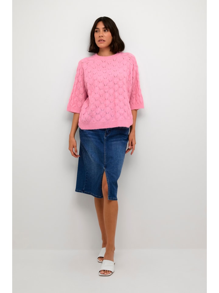 

Kaffe Вязаный свитер KAmalene Свободного кроя Rosebloom Melange