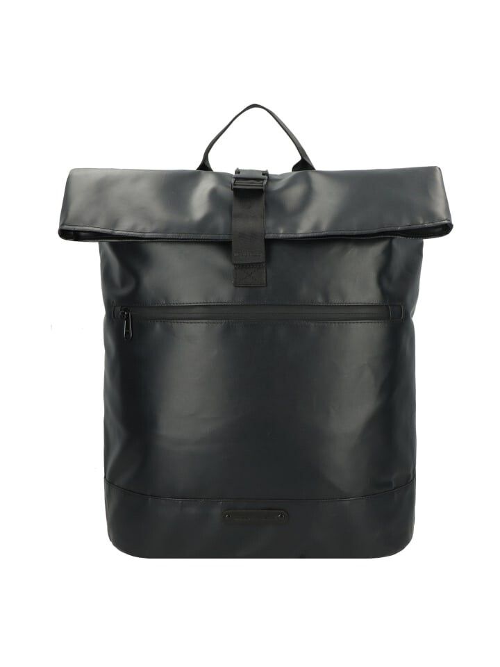 

Рюкзак Greenburry Upcycled Tarpaulin Daypack 42.5 cm Laptopfach, черный