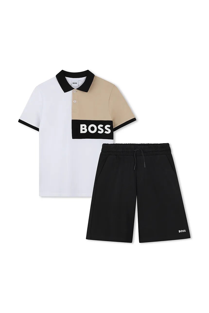 

Детский комплект из хлопка Boss, черный