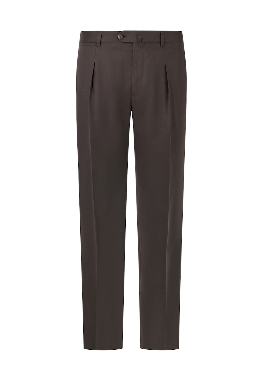 

Обычные брюки со складками спереди Boggi Milano, темно-коричневый