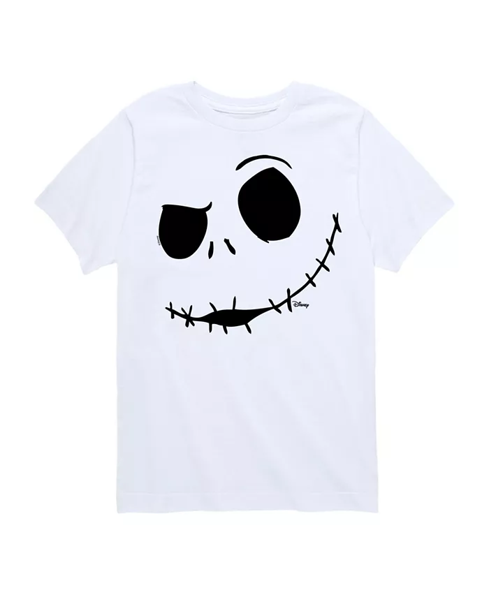 

Футболка с принтом для мальчиков Big Boys Face Nightmare Before Christmas, белый