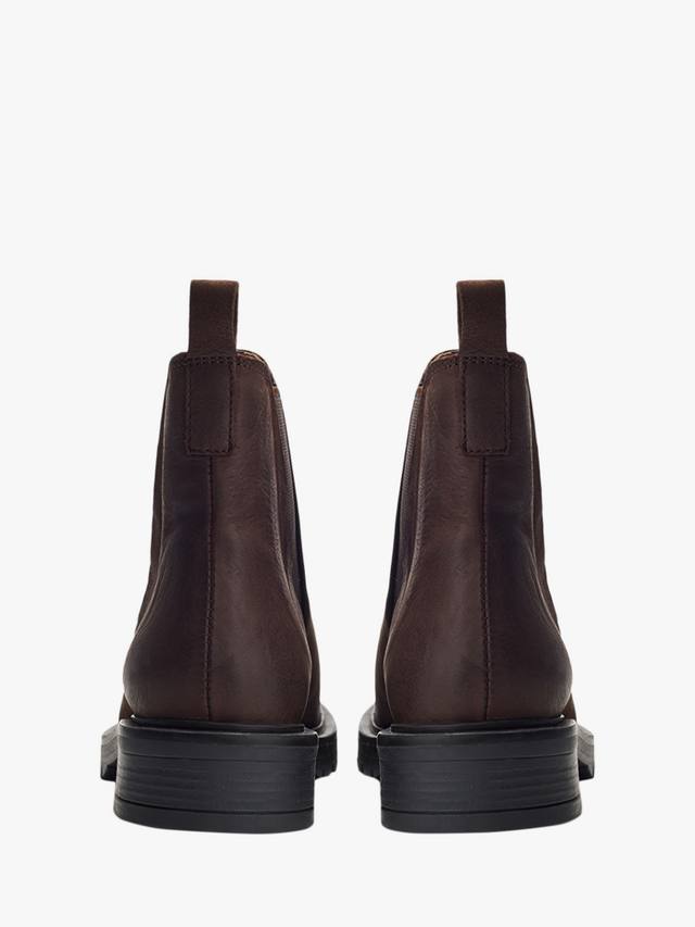 Челси ботинки Okasa Moda in Pelle, Dark Brown — фото 4