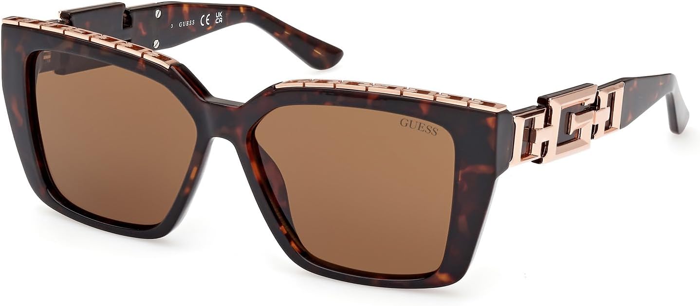 

GUESS Gu7915 солнцезащитные очки для женщин, Dark Havana (Brown)