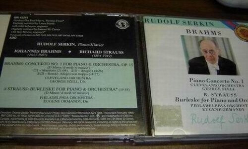 

CD диск Brahms / Cleveland Orch / Szell/ Serkin: Piano Cto No 1 / S