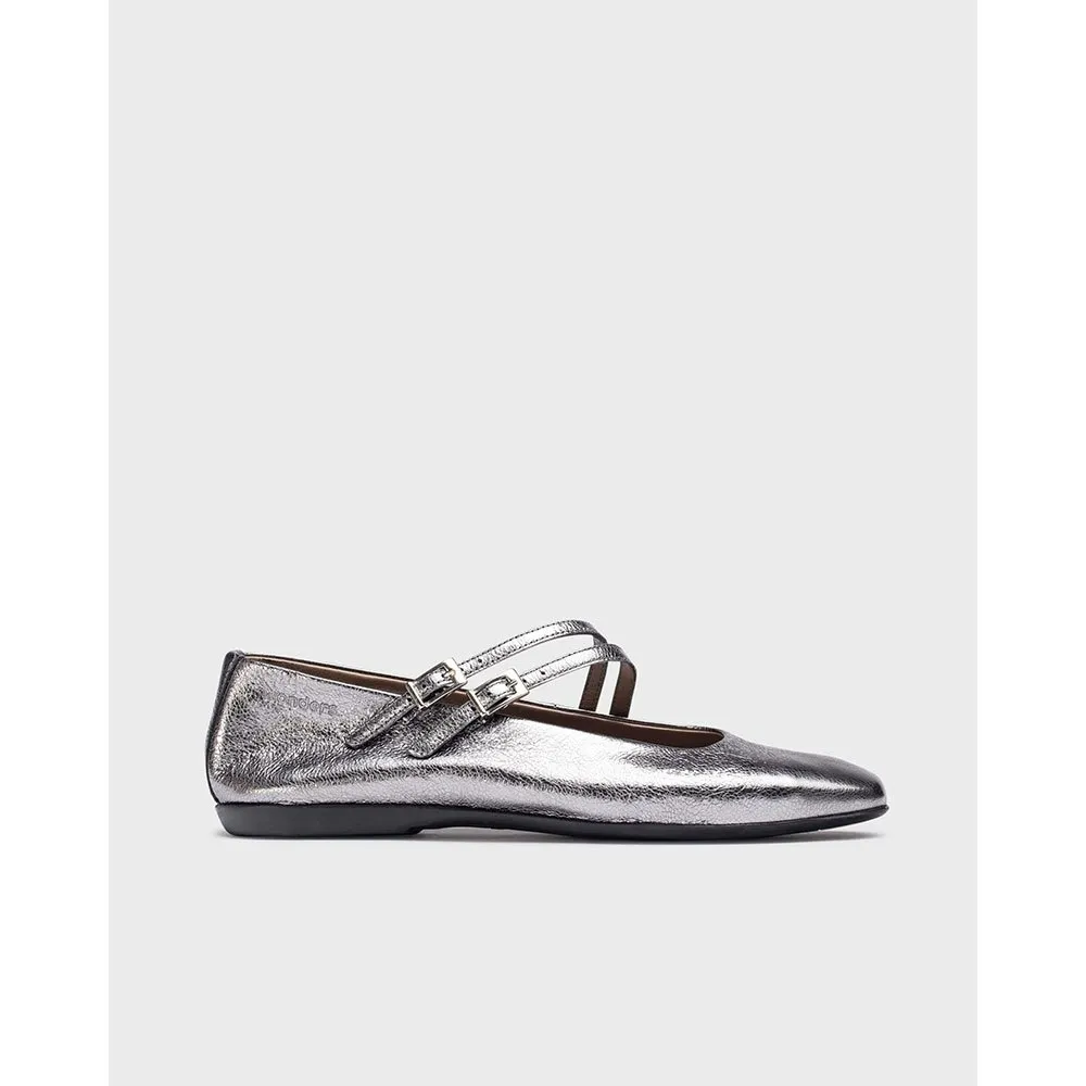 Балетки Wonders Eider Mary Jane, серебряный