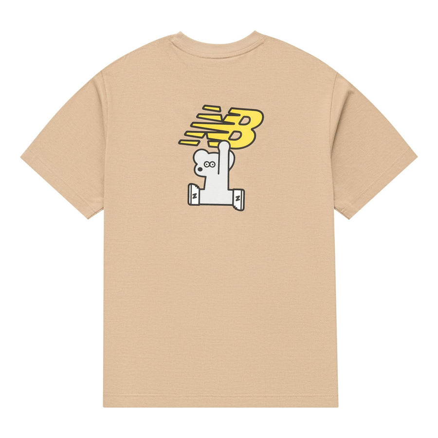 

Футболка New Balance x SEIJI ANDY Graphic Tee 'Beige Yellow', бежевый
