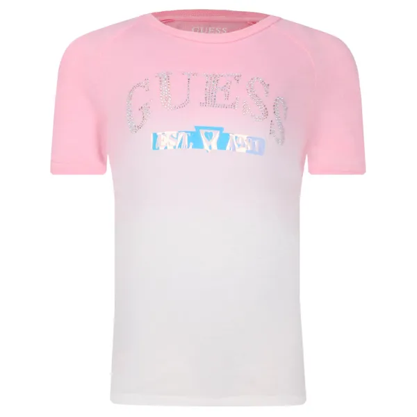 

Футболка стандартного кроя Guess, розовый