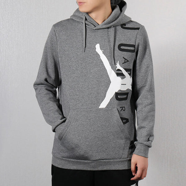 Толстовка Men's Air Jordan Logo Alphabet Printing Gray, серый — фото 3
