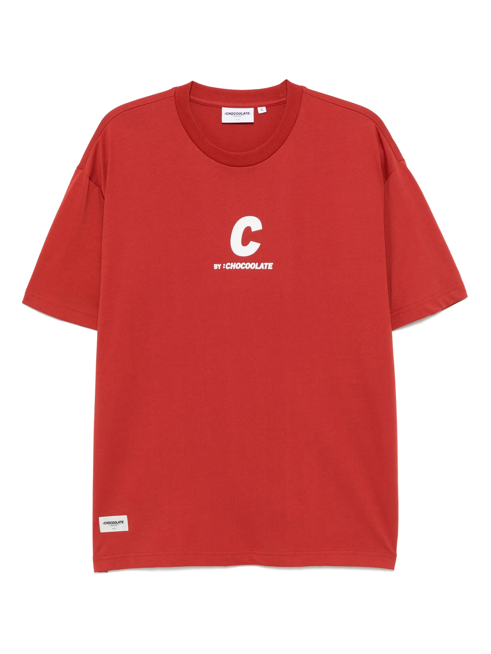 

Футболка с логотипом Chocoolate, красный