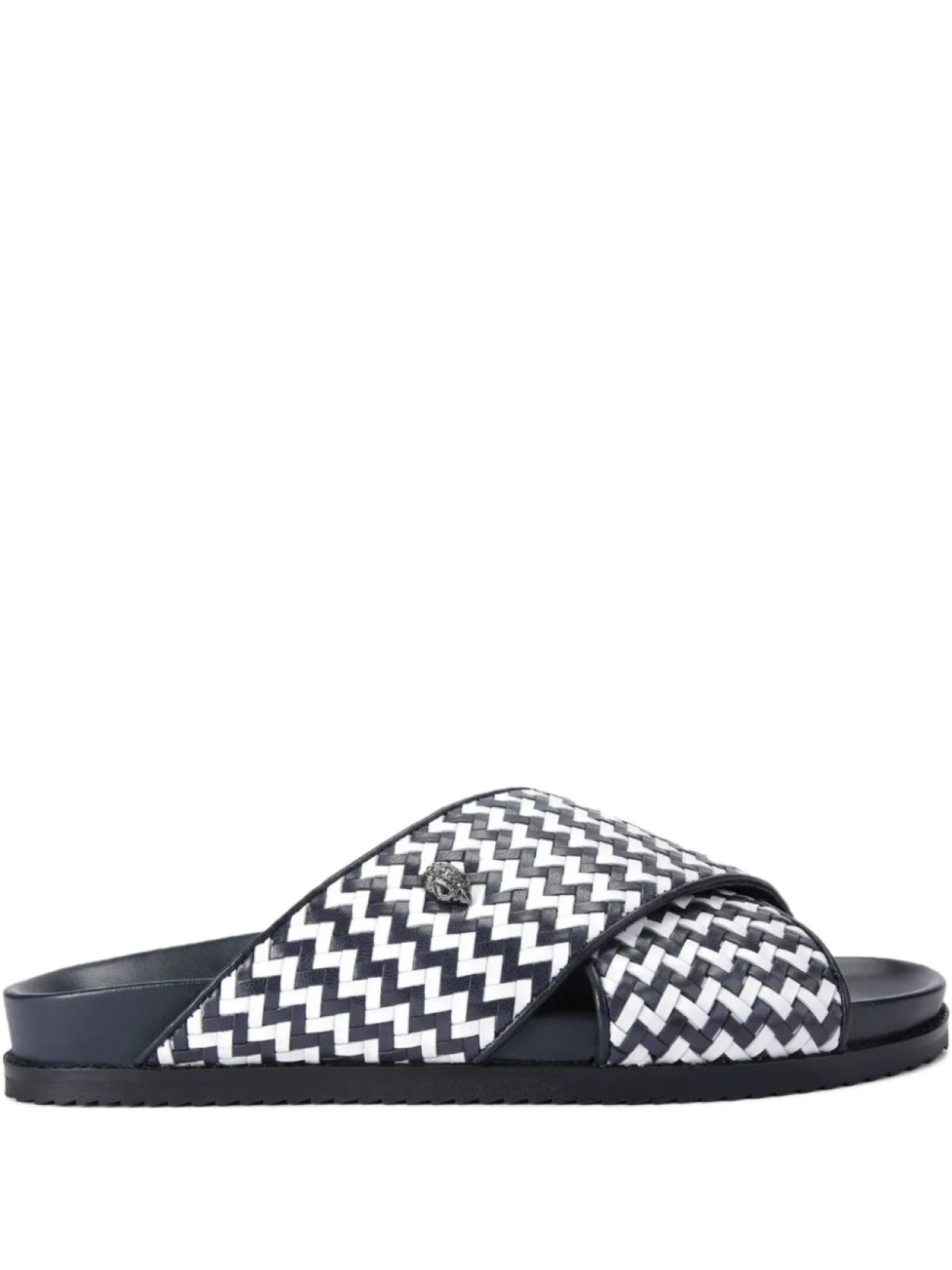 

Сандалии-слайды Baron с шевронным узором Kurt Geiger London, синий
