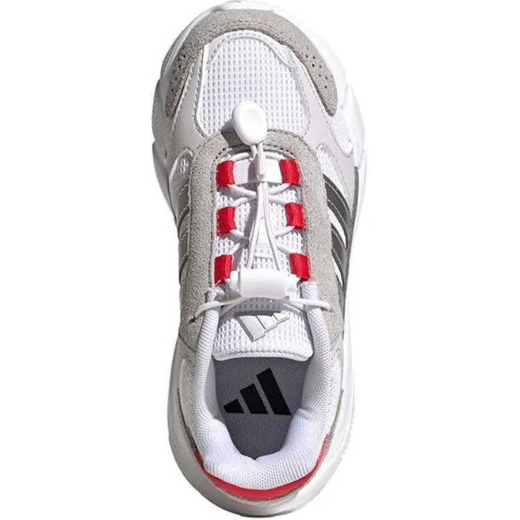 Adidas Детские кроссовки CRAZYCHAOS Phantom Gray/Metallic Silver/Pure Gemstone Red — фото 4