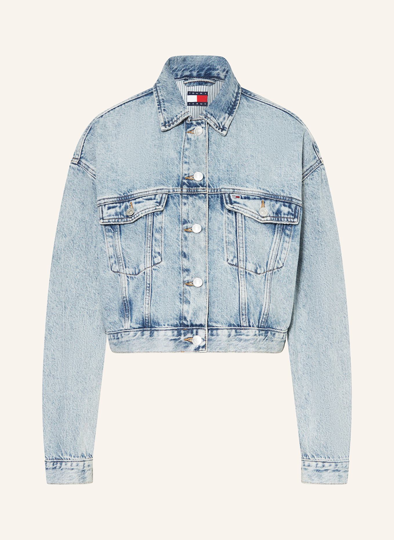 

Укороченная джинсовая куртка Tommy Jeans, синий