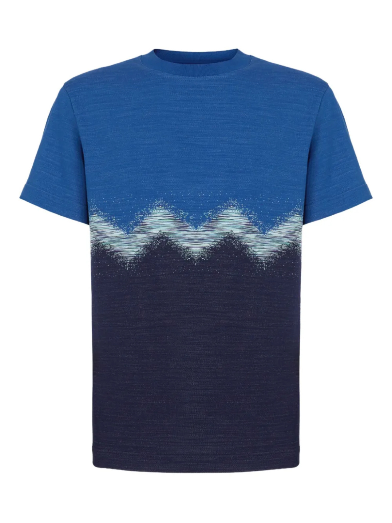 

Футболка с зигзагообразным принтом Missoni, синий