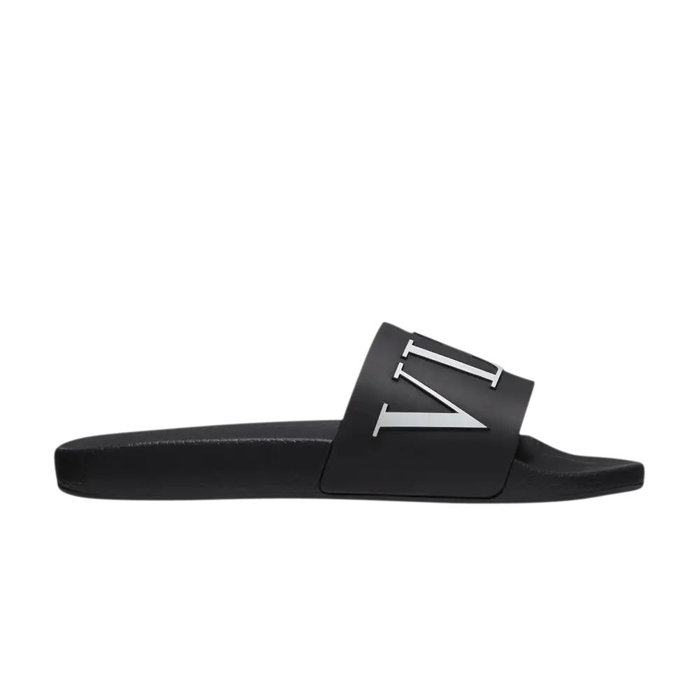 

Шлепанцы Valentino VLTN Rubber Slider, черный