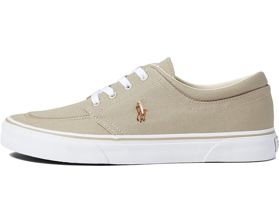 Кроссовки Polo Ralph Lauren Faxon X Low-Top Canvas Sneaker, цвет Hampton Khaki/Multi — фото 4