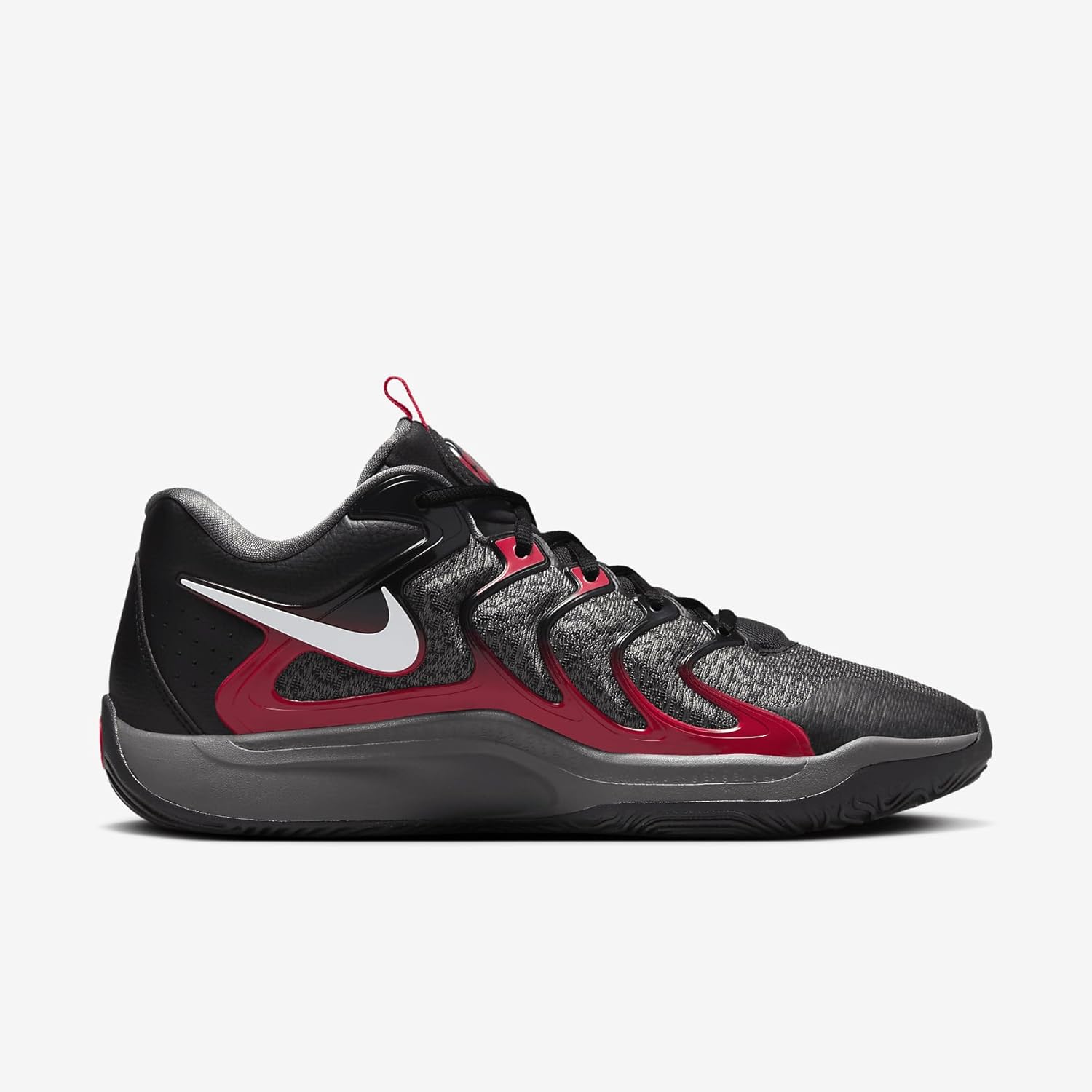 Мужские баскетбольные кроссовки Nike KD 17, белый/черный/красный/серый — фото 3