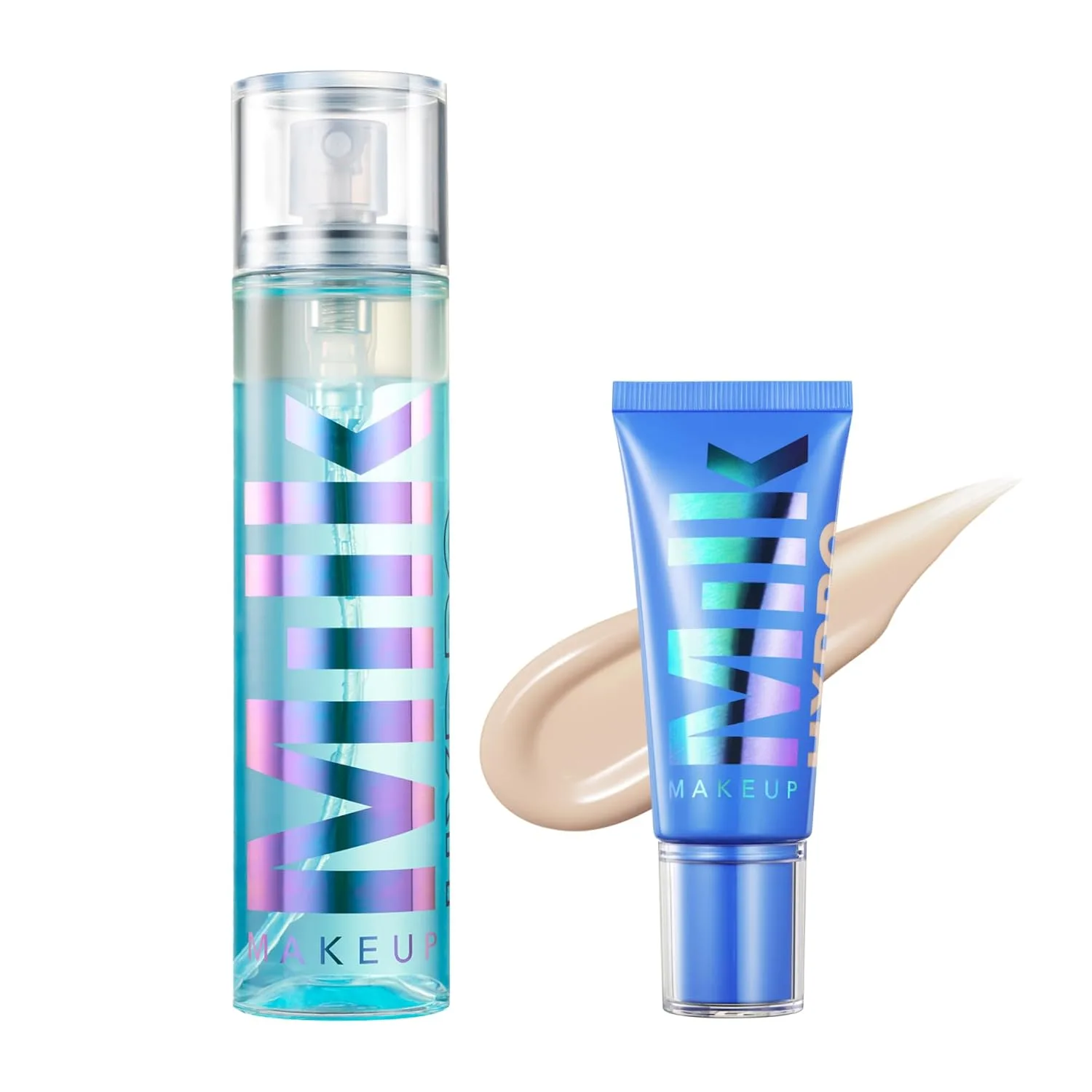 Milk Makeup Hydro Grip набор с фиксирующим спреем и тональным средством Skin Tint 1 - фиксирует макияж, увлажняет кожу и обеспечивает покрытие до 12 часов - легкий и стойкий с гиалуроновой кислотой