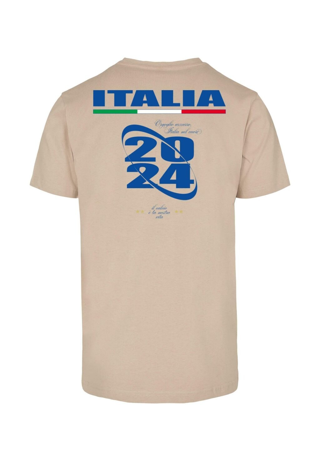 

Футболка с принтом CALCIO Mister Tee, песочный