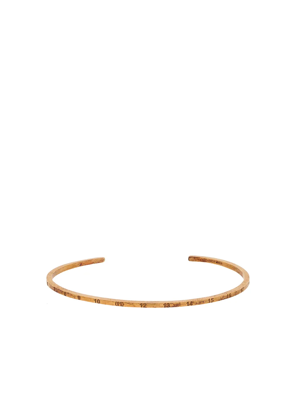 

Браслет-кафф с гравировкой MAISON MARGIELA, золотой