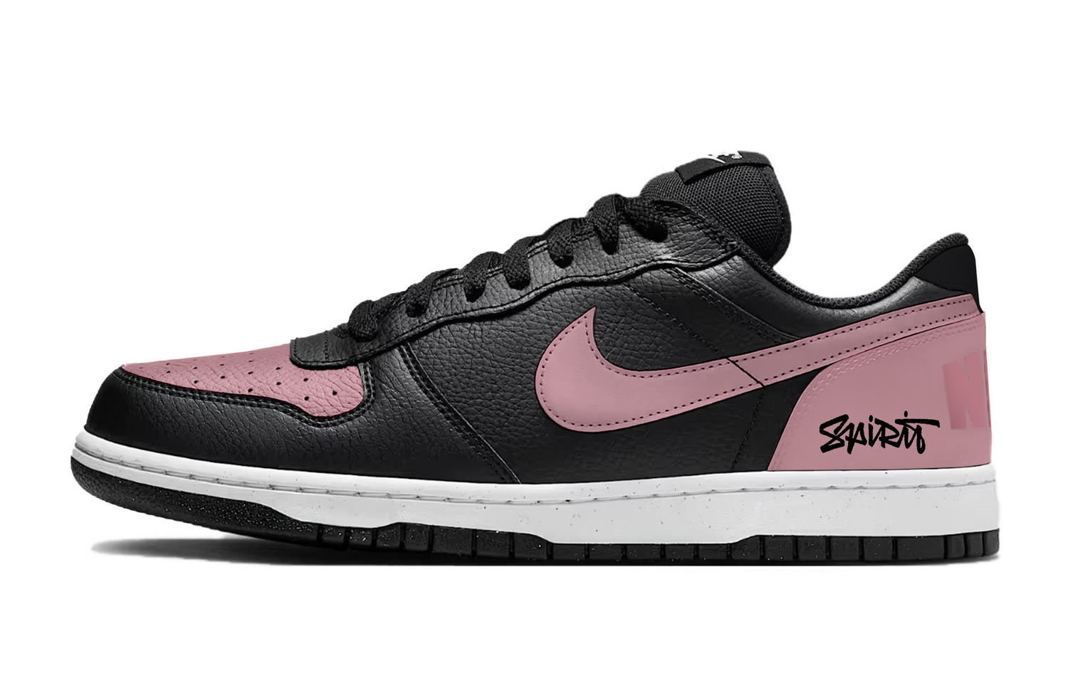 

Nike Большие устойчивые к истиранию низкие кроссовки для скейтбординга Unisex черные розовые