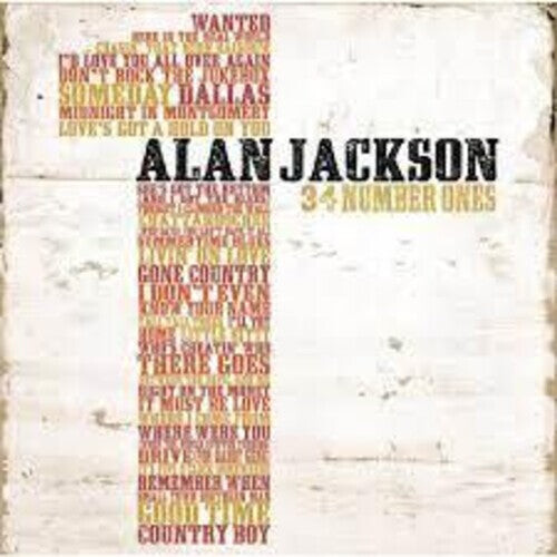 

CD диск Jackson, Alan: 34 Number Ones