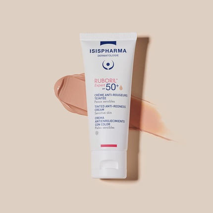 Isispharma Ruboril Expert 50+ Тональный увлажняющий крем для лица с SPF — фото 2