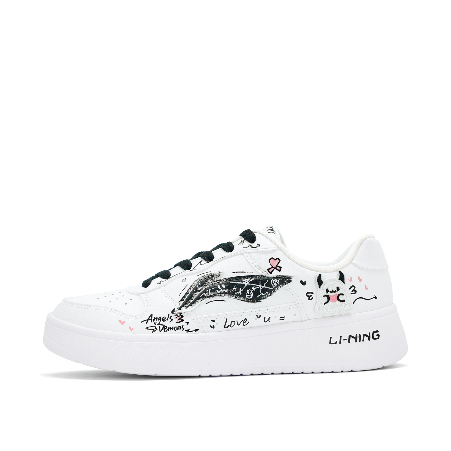 

Подушки для понтонных лодок, износостойкие низкие скейтерские кроссовки унисекс LINING, черный