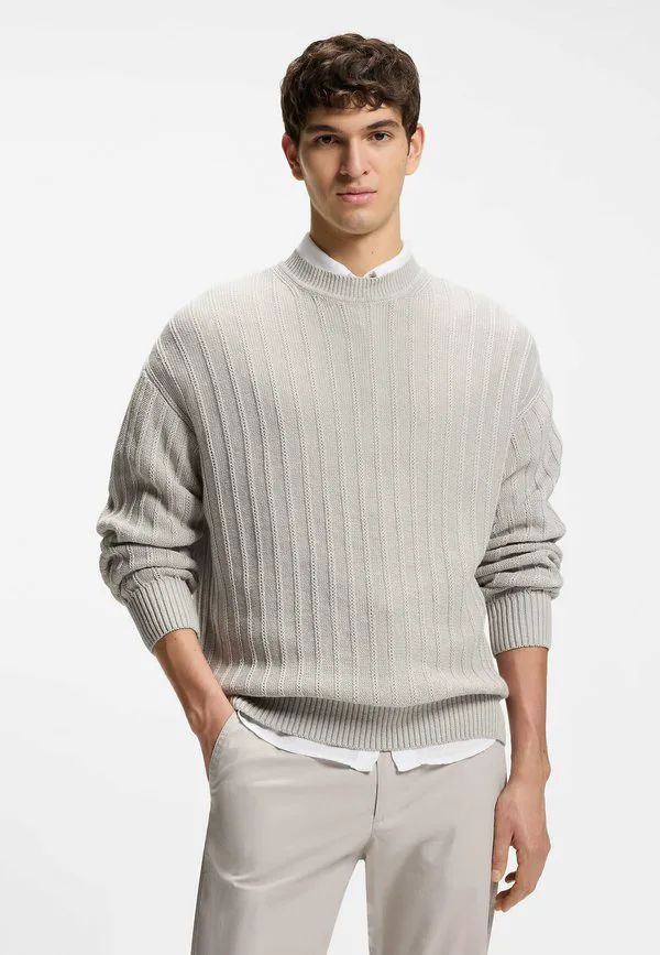 Кавайный джемпер Boss, Open Grey Ten