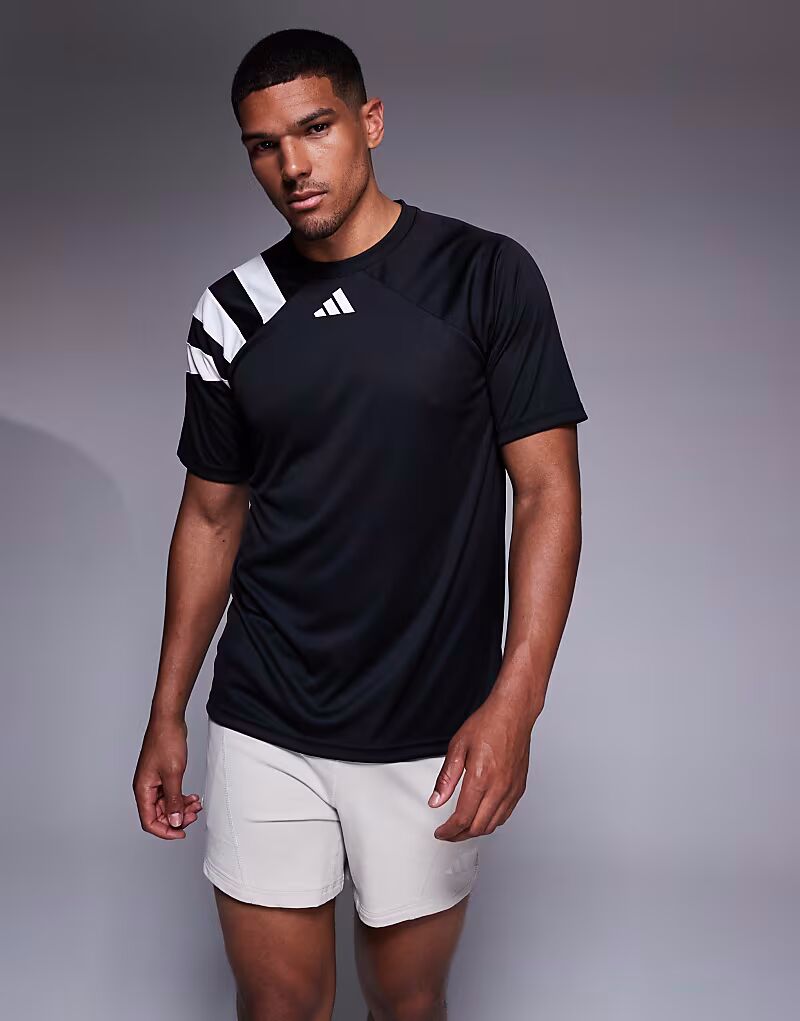 

Футболка Adidas Football Fortore черного цвета Adidas Performance