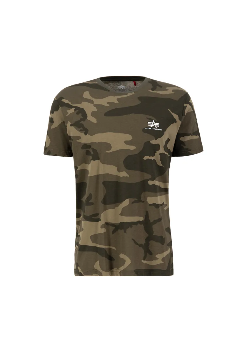 

Футболка Alpha Industries " Alpha Industries Мужская - Футболки с принтом на спине T Camo", оливковый