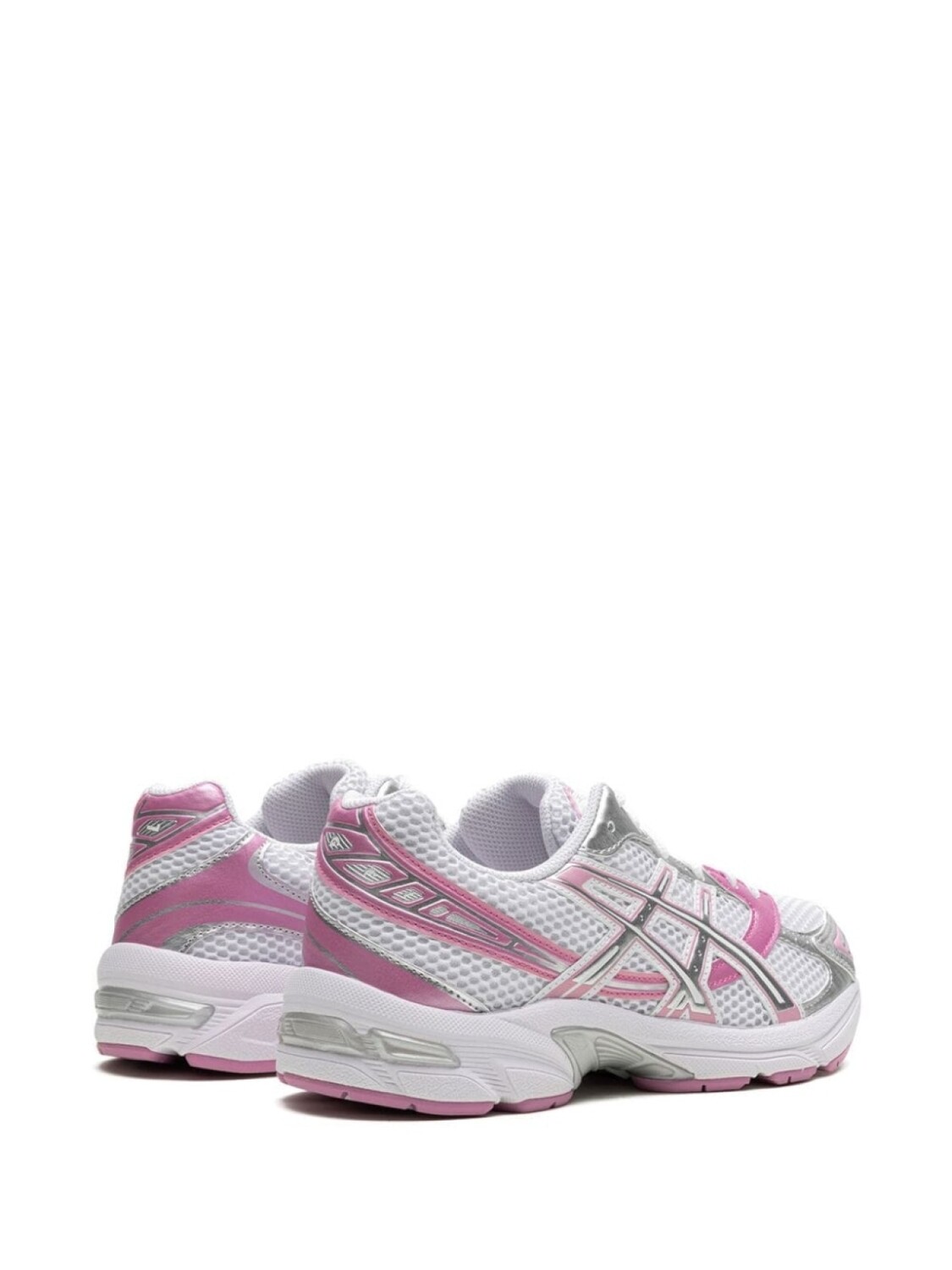 ASICS кроссовки Gel-1130 "Белый/Серебристый/Розовый", белый — фото 3