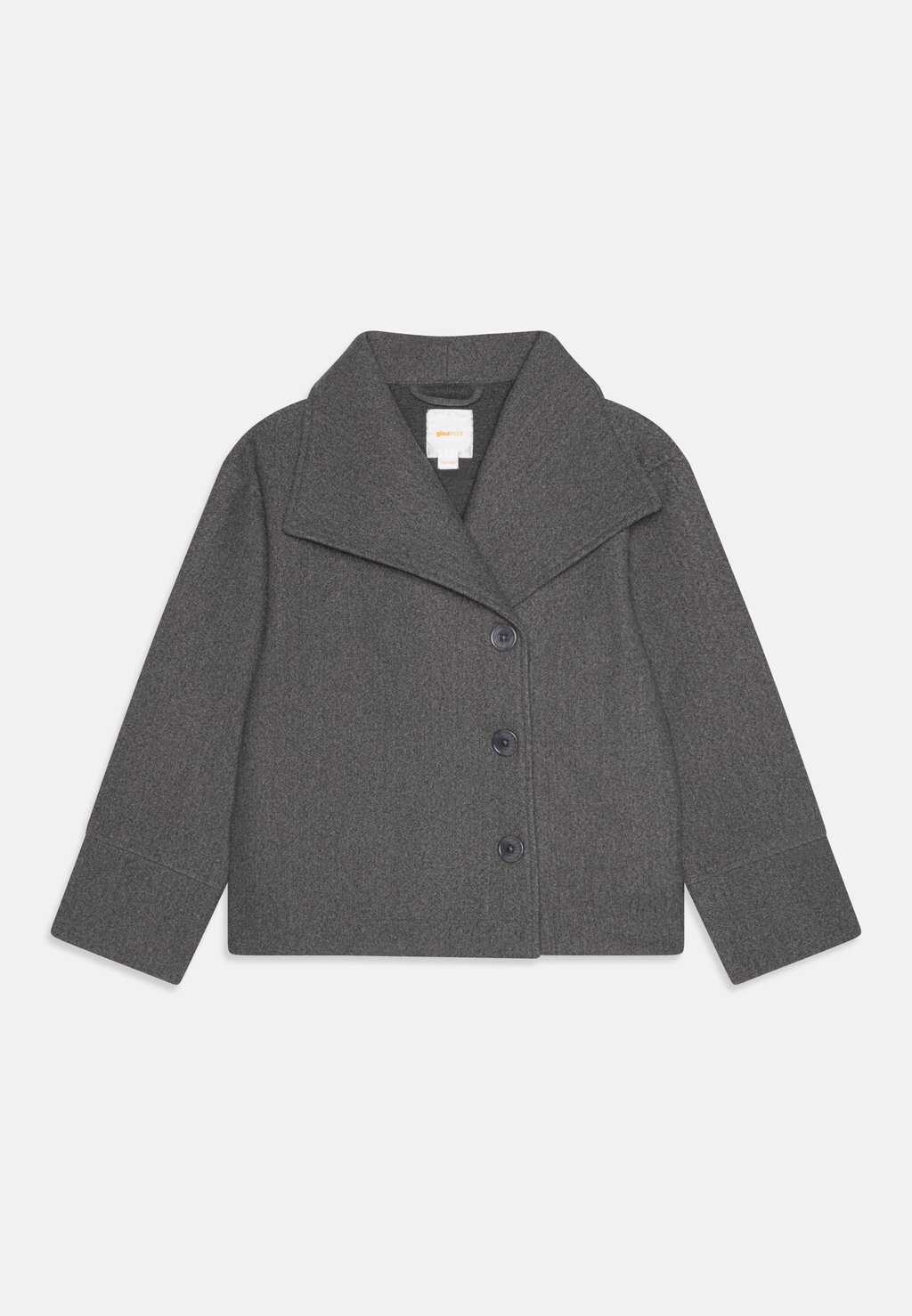 

Куртка межсезонная Short Felt Gina Tricot Young, цвет grey malange