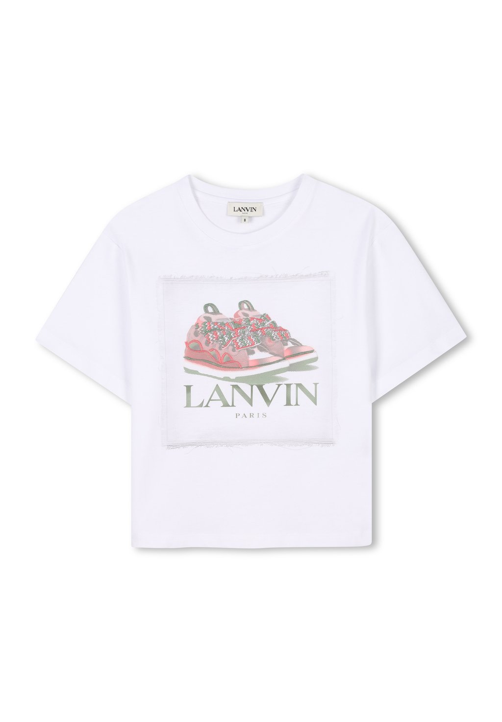 

Футболка с принтом SHORT-SLEEVED LANVIN, белый