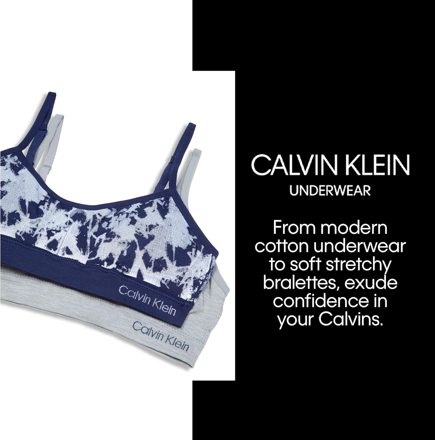 Большой бесшовный гибридный бюстгальтер Calvin Klein для девочек, Heather Gray — фото 4