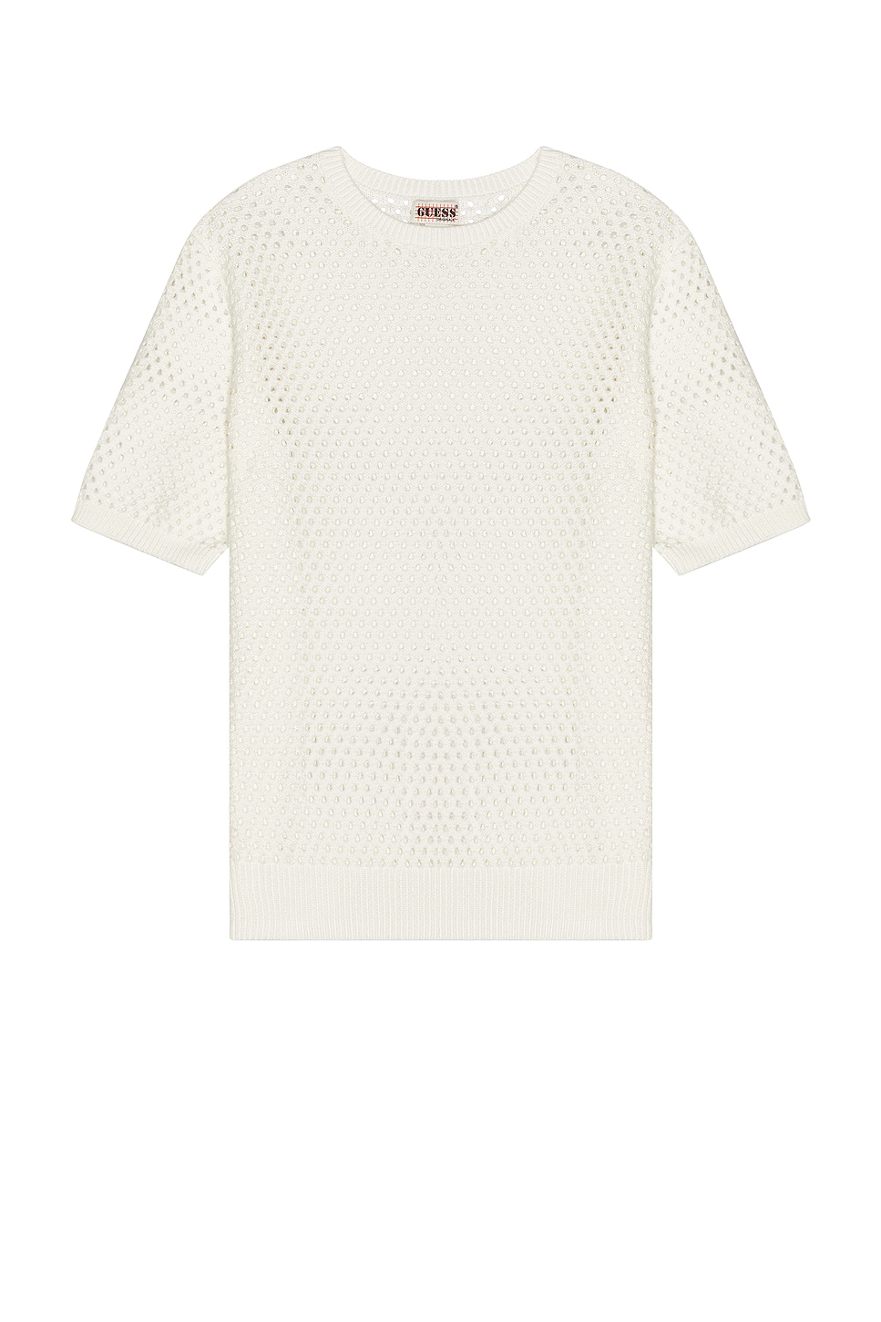 

Вязаный крючком свитер Guess Originals, белый