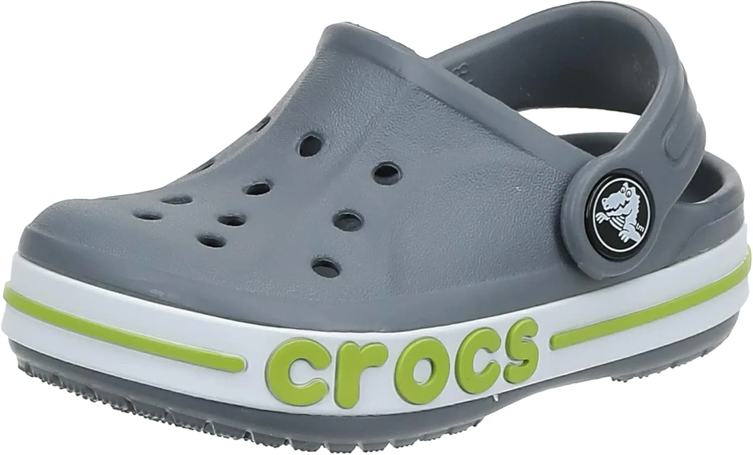 Мужские мюли Crocs, charcoal/volt green