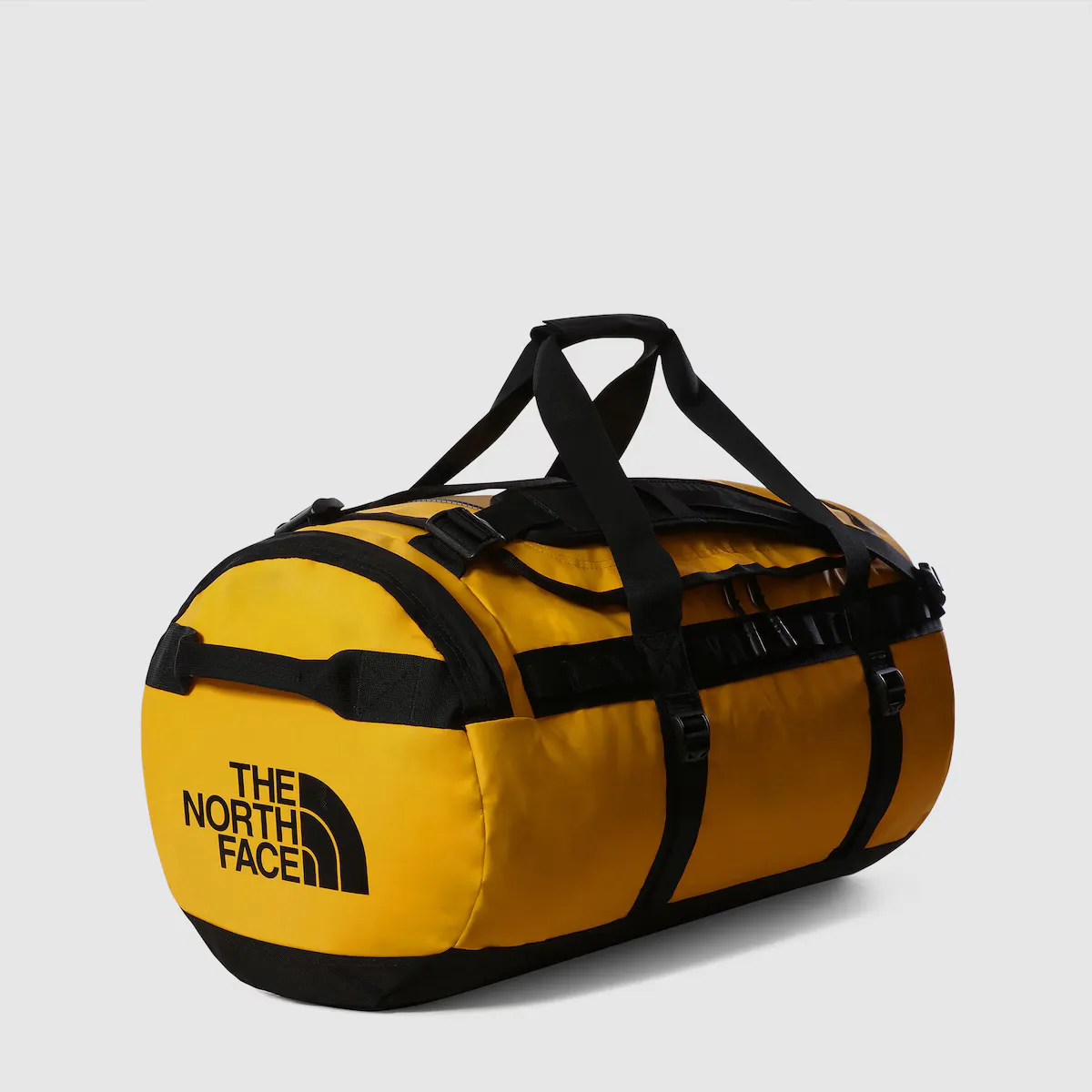 

Новая унисекс-сумка BaseCamp Duffel - M The North Face, желтый/черный