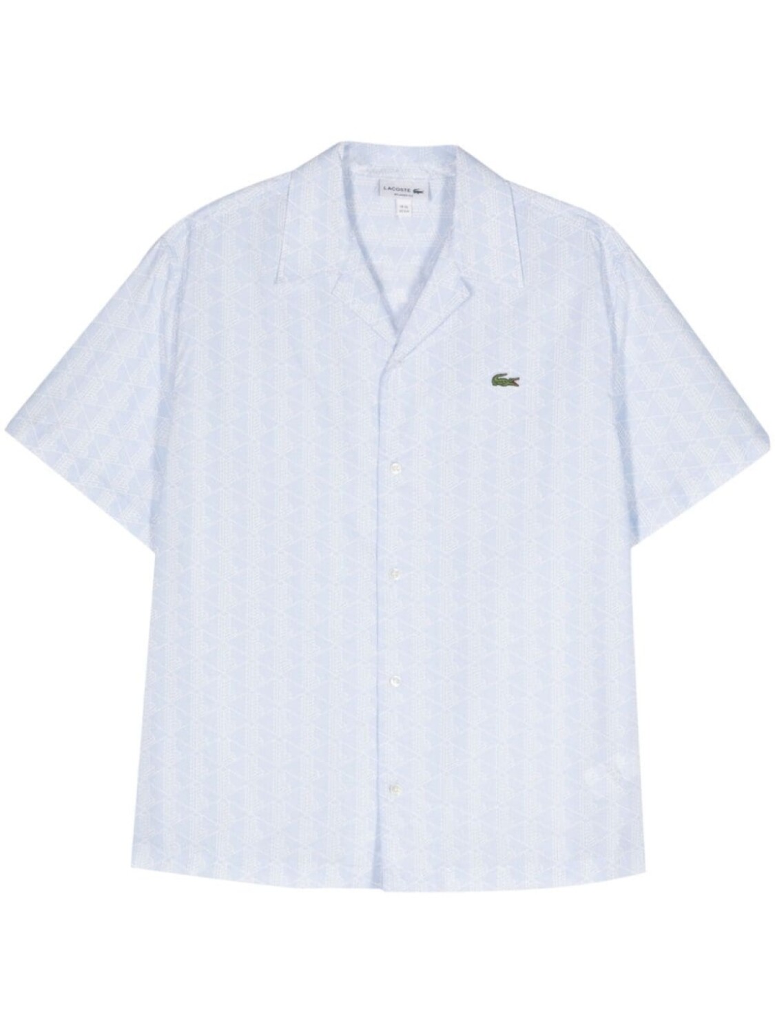 

Lacoste рубашка с короткими рукавами и монограммой, синий