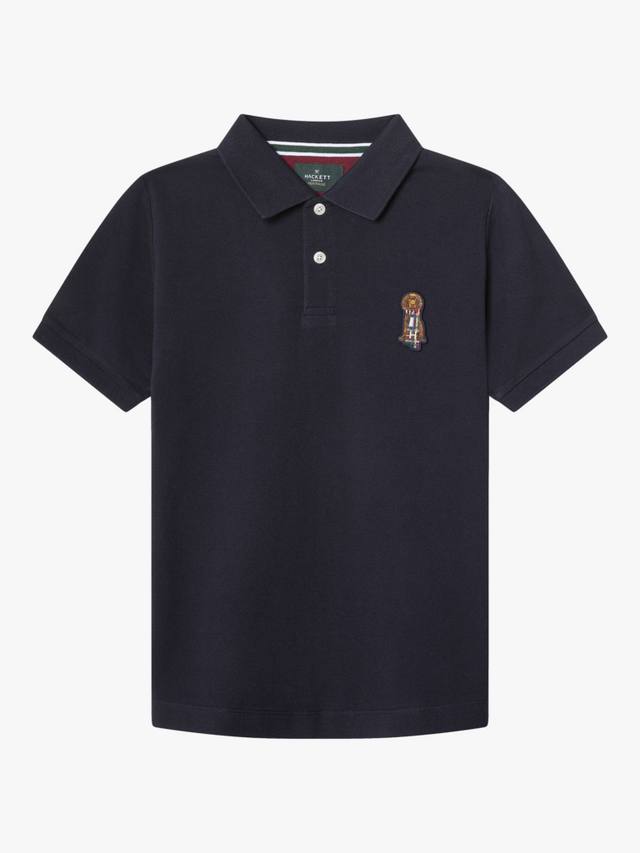 

Детская классическая поло Harry с короткими рукавами Hackett London, Midnight Blue