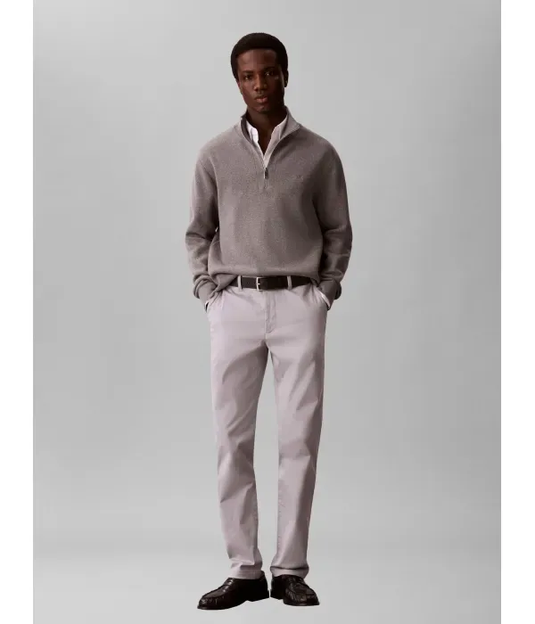 Брюки чинос slim fit Calvin Klein, серый